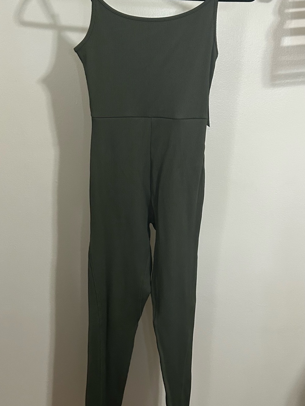 NEW wild fable Green Ribbed Sleeveless Jumpsuit